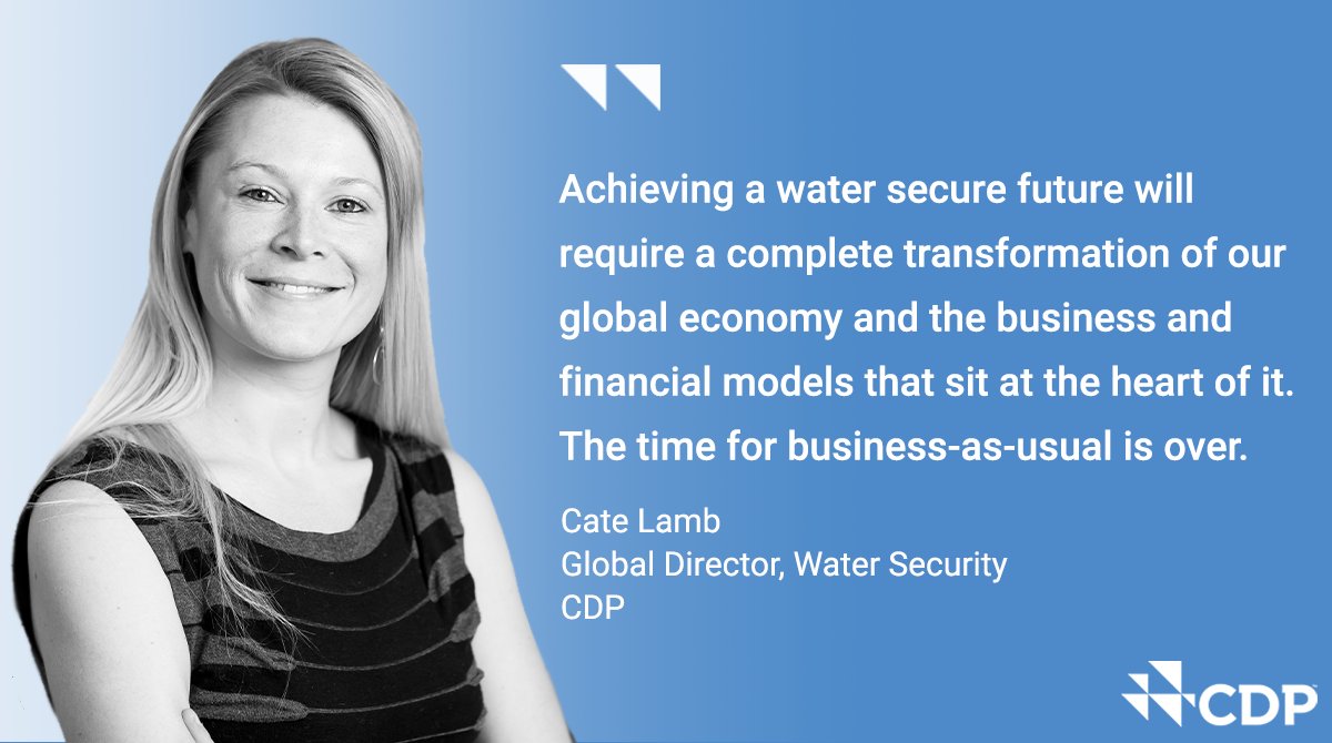 LAUNCHING TODAY: Water Watch - @CDP’s Water Impact Index. This free tool allows #decisionmakers to see which global industries are the most polluting and water-intensive: bit.ly/3gvYIep Congrats @Cate_Lamb & team - well worth the 2yr of effort! #WWWeek