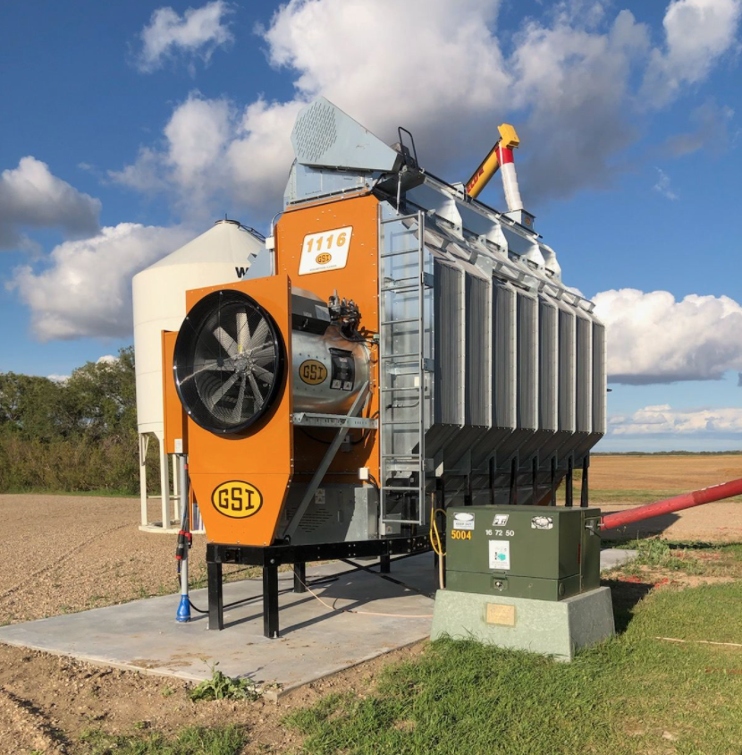 GSI 1116 dryers in stock ready for #harvest2021.  Financing is available and in your yard in as little as 14 days.  Contact us today at marketing@grainequipment.com, DM us or 877-655-9996. grainquipment.com