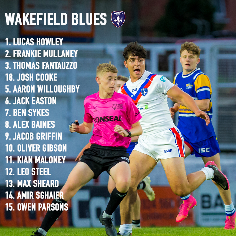 WTComFoundation's tweet photo. ๐๐๐๐ข ๐๐๐ฌ๐จ...๐
We have a night of youth RL in store tonight as our #TrinityPathwayโ๏ธ participants battle it out before @WTrinityRL U19s face @leedsrhinos ๐คฉ
Enjoy it, lads ๐ https://t.co/bopuR9LQ8u