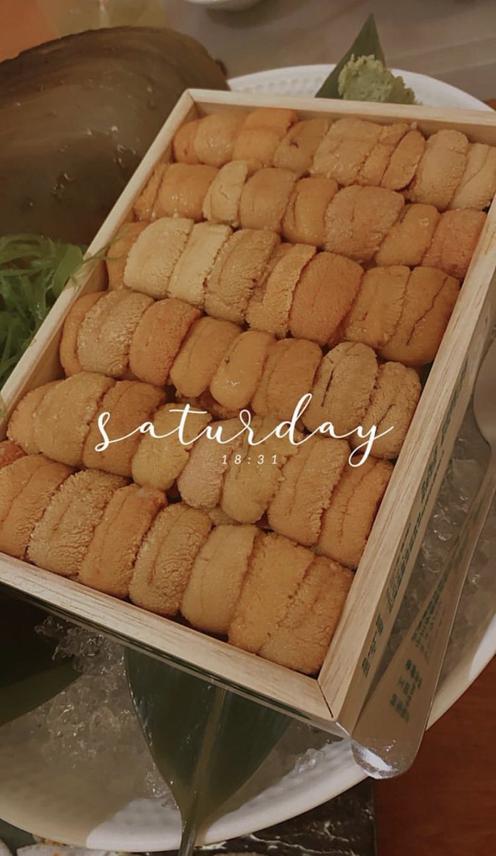 youcallmelips's tweet image. Uni 🍣 #DinnerwithWin
