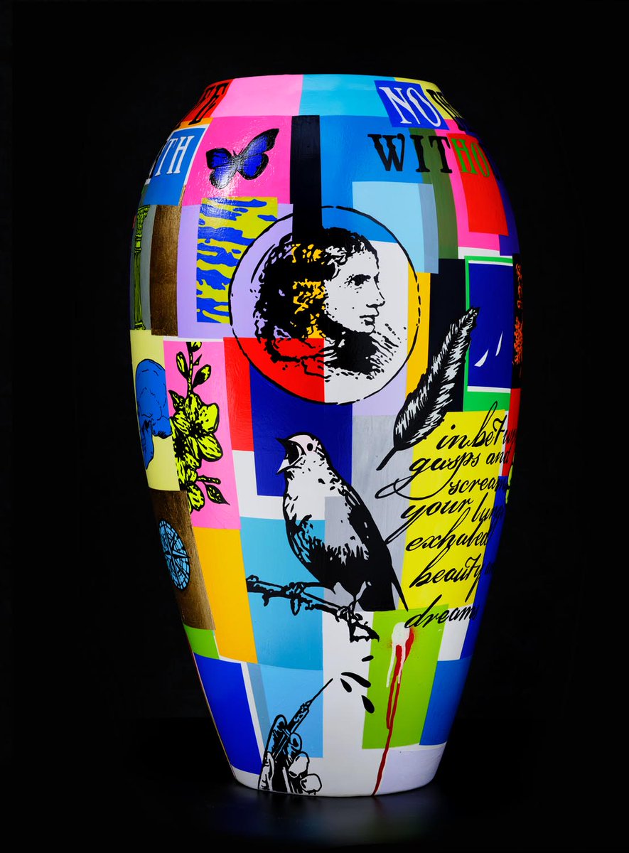 Absolutely thrilled with Dan Baldwin's Grecian Urn for the 21st Century! We look forward to displaying it at venues around the world as part of our Keats/Shelley bicentenary celebrations. Come and see it!