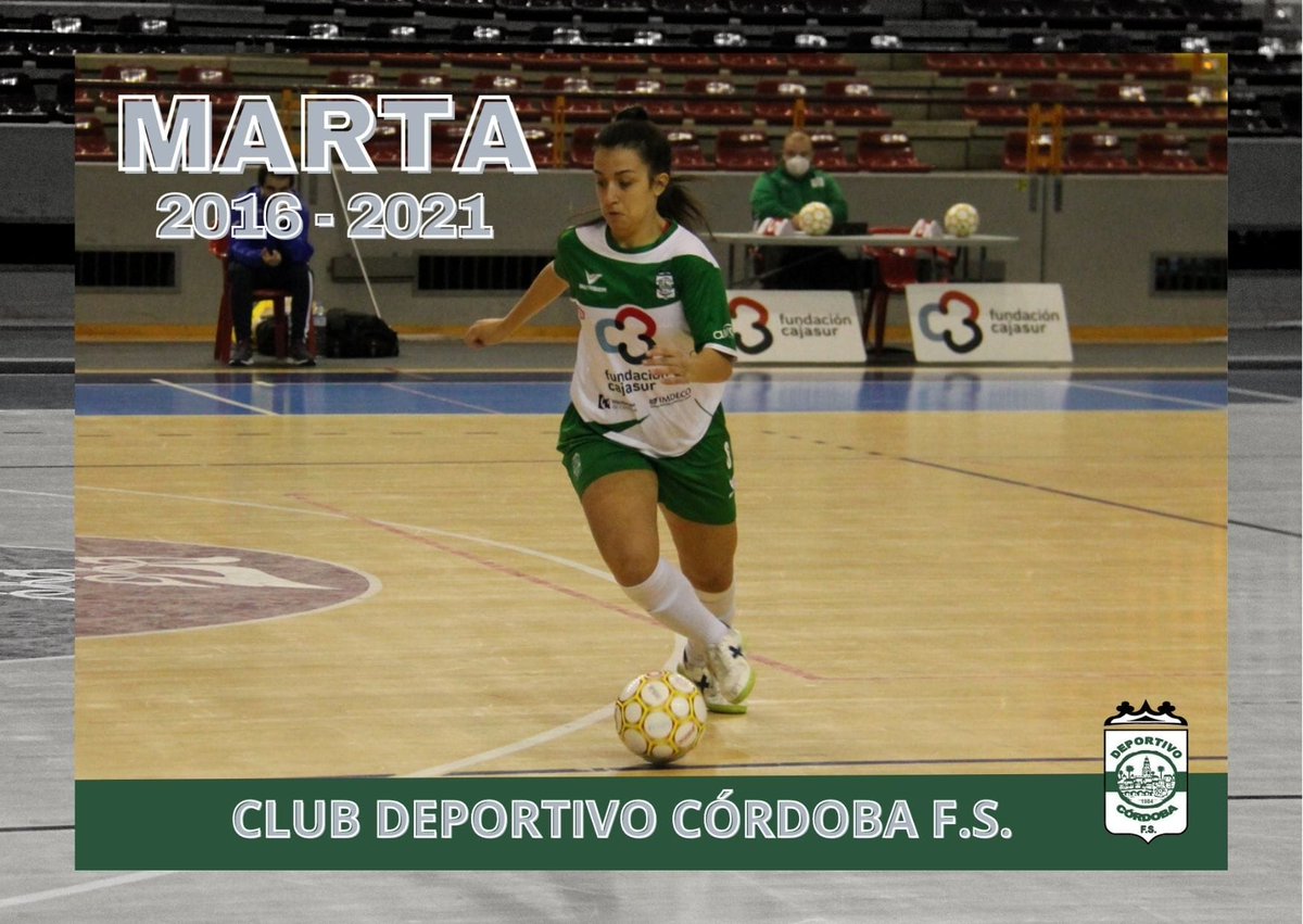 cordobafs's tweet photo. BAJA | Marta (@martagrc__) no continuará la próxima temporada en el Dptvo. Córdoba 😢
Te deseamos toda la suerte del mundo sabiendo que seguirás creciendo como persona y como futbolista, con el esfuerzo y el trabajo por bandera. No será un adiós, sino un hasta luego 😘
#GoMarta https://t.co/r7iimpo67q