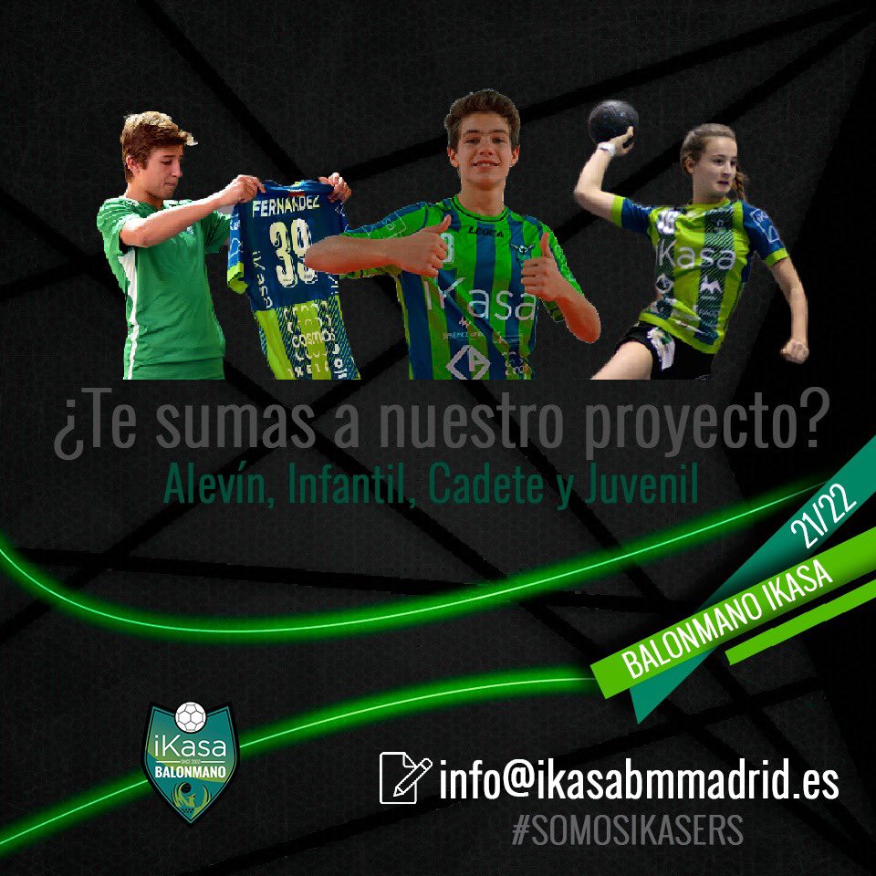 💚💥*Quieres sentir el verde?* 

💪🏼 Súmate a nuestro proyecto. Si tú pasión es el balonmano. Te queremos con nosotr@s.

🔝Queremos seguir creciendo, aumentar el número de equipos y de jugadoras/es.