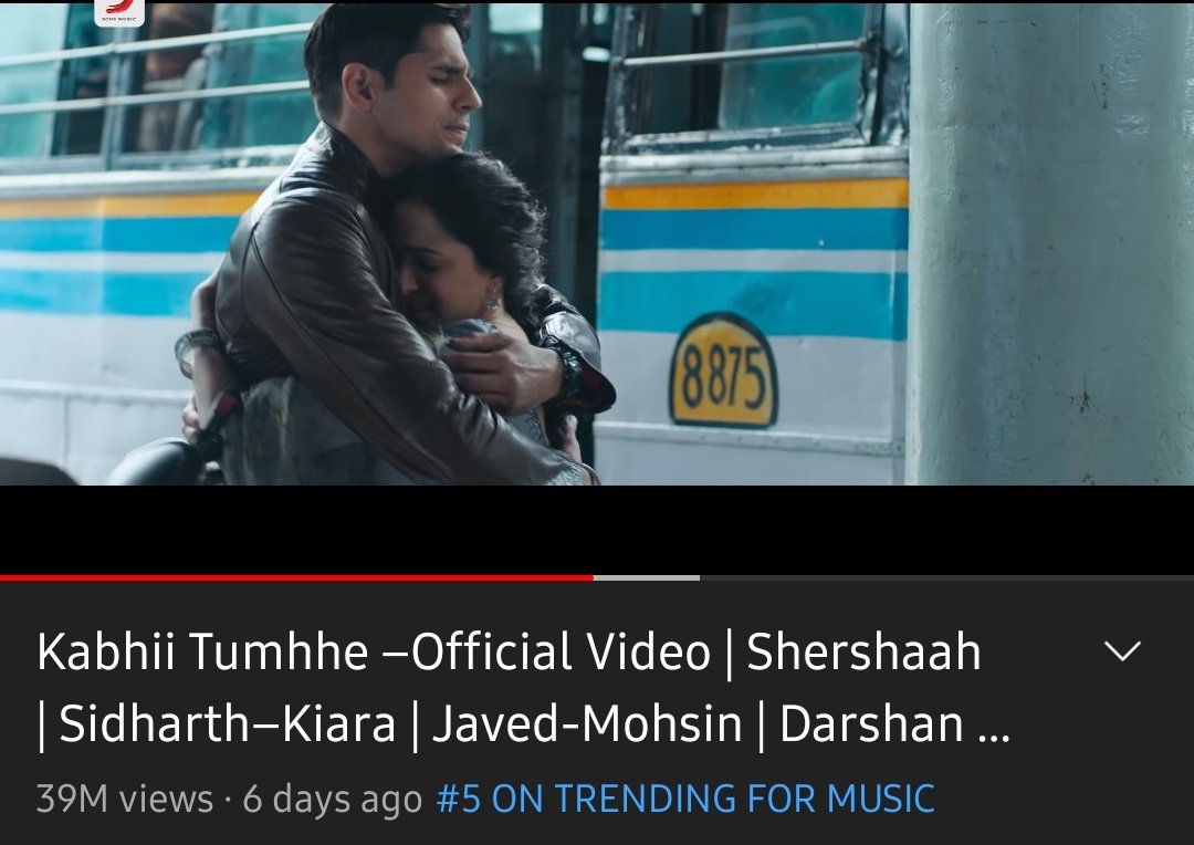 #Shershaah tracks on YouTube

》RaataanLambiyan
Views 131M+ with Trending at 19
》Ranjha
  Views 67M+ with Trending at 12

》MannBharryaa 2.0
Views 52M+ with Trending at 2

》KabhiiTumhhe
Views 39M+ with Trending at 5

#SidharthMalhotra #KiaraAdvani