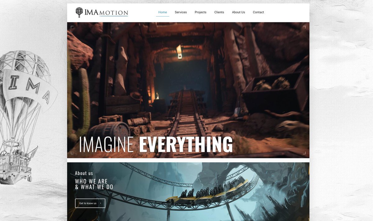 We are happy to present you our new website, where you can find a lot of information about our work on some exciting projects: IMAmotion.com