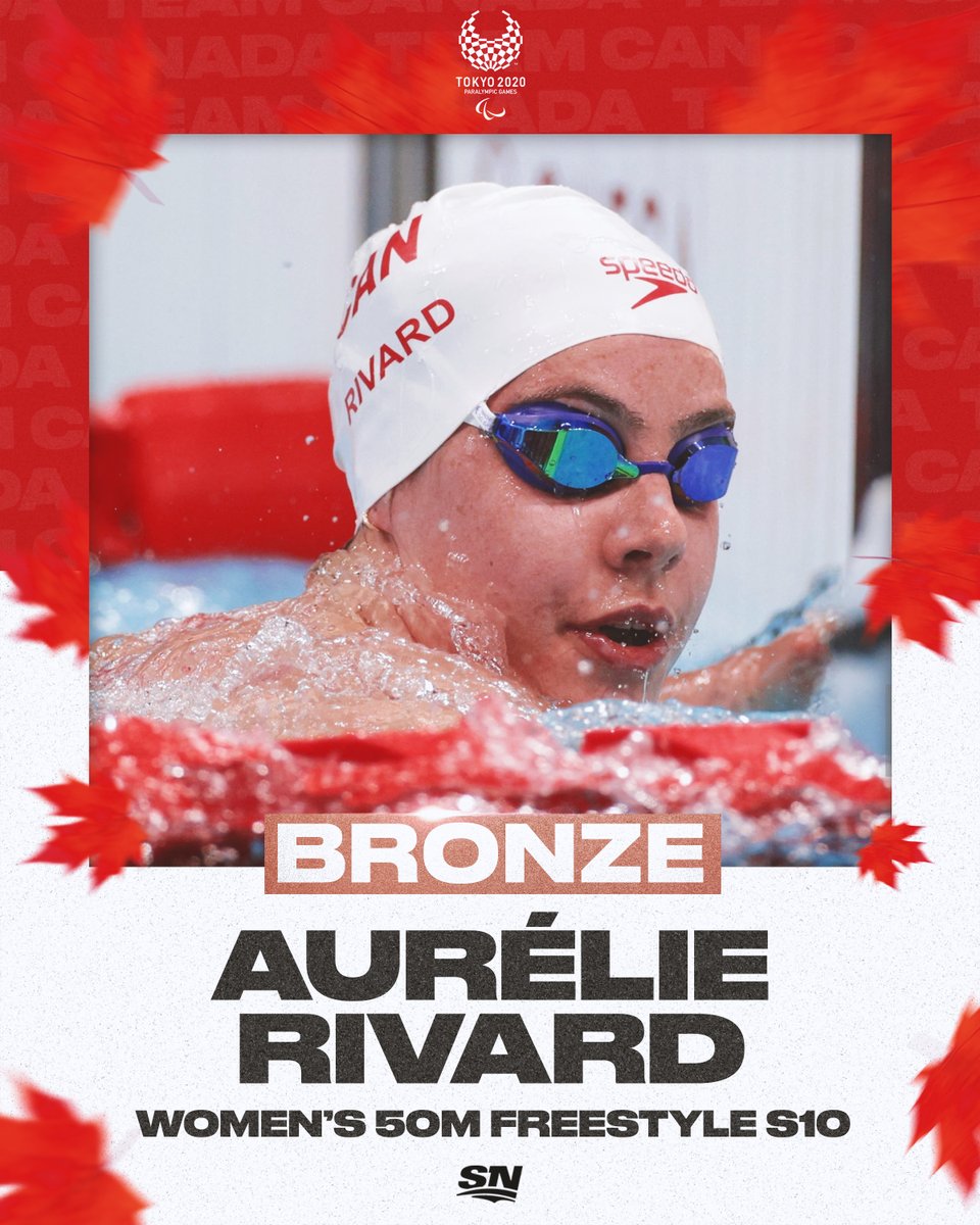 Sportsnet's tweet image. .@CDNParalympics earned two bronze medals on Day 1 of the #Tokyo2020 Paralympic Games. 🥉

#TeamCanada | #Paralympics