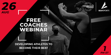 Coaches, do you want to get the most out of your athletes and help develop them to reach their potential?  Tune in on Thursday, August 26th at Noon central to hear Brian Fitzmaurice give you the information you need.  bsnsports.com/ib/performance… #theheartofthegame #free