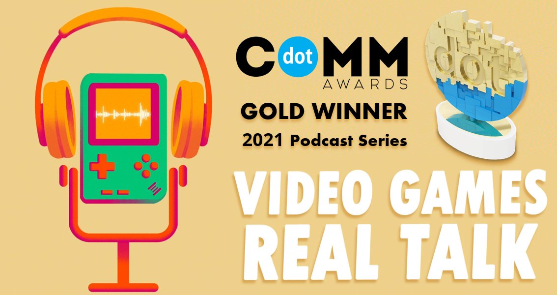 streamlinenews's tweet image. Thank you #dotCOMM for recognizing the first season of &apos;Video Games Real Talk&apos; with the GOLD AWARD for #podcastseries 🎉

Missed it? Catch the full series here hubs.li/H0VZ5640 and subscribe to make sure you&apos;re clued in for the season 2 drop!

@starveup @NerdyNarrative
