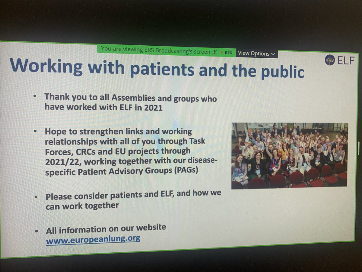 Stephanie Mansell (she/her) (@skmansell) on Twitter photo A message from <a href="/EuropeanLung/">European Lung Foundation</a> at this weeks <a href="/ERS_Assembly9/">ERS_Assembly9</a> online meeting. How will you engaged with the ELF to enhance you patient and public engagement? <a href="/ErsPhysios/">ERS_physios</a> A message from <a href="/EuropeanLung/">European Lung Foundation</a> at this weeks <a href="/ERS_Assembly9/">ERS_Assembly9</a> online meeting. How will you engaged with the ELF to enhance you patient and public engagement? <a href="/ErsPhysios/">ERS_physios</a>