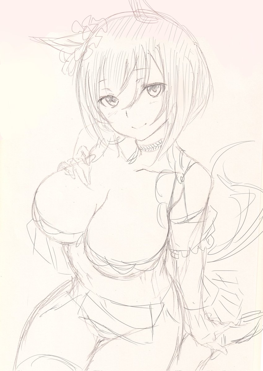 折角なので今回のエイシンフラッシュちゃんの一連のまとめ

ちょっと肌色強かったので抑えてみました
ラフ→線画→色塗り→可愛い🥰 