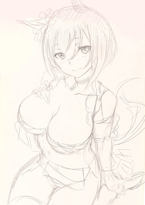 折角なので今回のエイシンフラッシュちゃんの一連のまとめ

ちょっと肌色強かったので抑えてみました
ラフ→線画→色塗り→可愛い🥰 