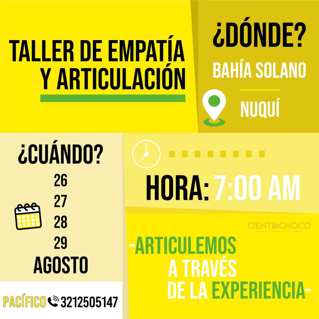 CienteChoco's tweet photo. Llegó la hora, empezamos nuestros talleres de formación.
#IniciamossubregiónPacíficoyAtrato
#Ciente-Chocó
#GobernaciónDelChocó
#Utch
#AlcaldíaRiosucio
#AlcaldíaIstmina
#AlcaldíaBaudó
#SGR
#DNP
#TecnólogicaAutónomaDelPacífico https://t.co/IMD44MG5PJ
