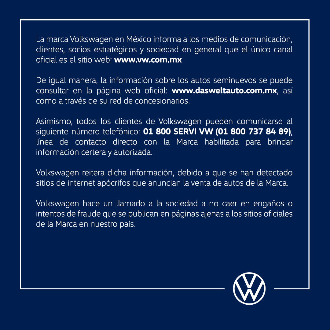 Volkswagen México tweet media