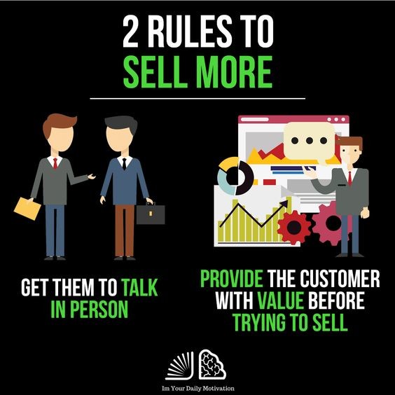 teamincus's tweet image. Would you like to sell more of your product or service? To be successful, it's important to know the rules. 

Following these two rules will help you sell more and if implemented well, your sales will increase exponentially.

#teamincus #sellmore #2rules #success