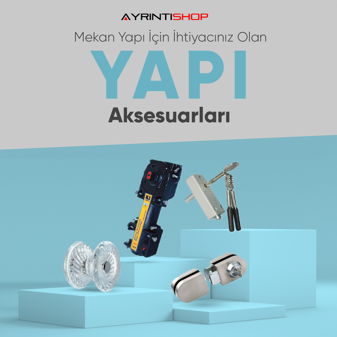 Mekan Yapı için ihtiyacınız olan yapı aksesurları ayrintishop.com.tr'de
#yapımalzemeleri #duşakabin #duşakabinaksesuar #camdonanımsistemleri #eticaret #ayrıntıshop