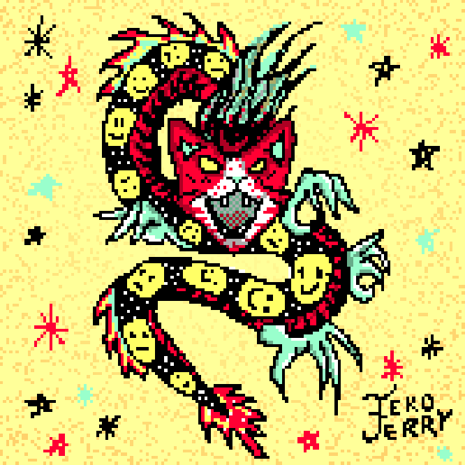 hiteko_'s tweet photo. 😻How r u doing art frens?!💚
last hours to collect this #NFTATT artwork on @hicetnunc2000 

T E K O_J E R R Y #02
38/50
1 tezzie O N L Y
https://t.co/F73BOam0Nz

A P U R E___last call__
🔥BURNING IN 5HRS⏰
#nftcollector #pixelart #pixelTATTOO #DigitalArtist https://t.co/mcJ3belzSP