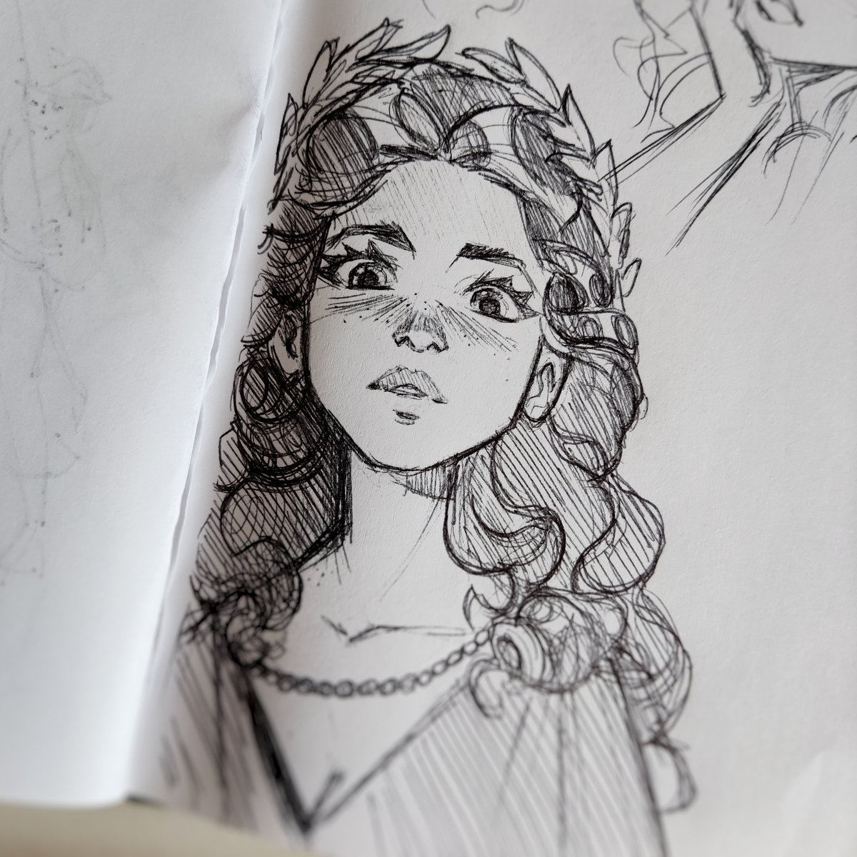 Yet another Persephone in my sketchbook. #sketch #Persephone #sketchbook