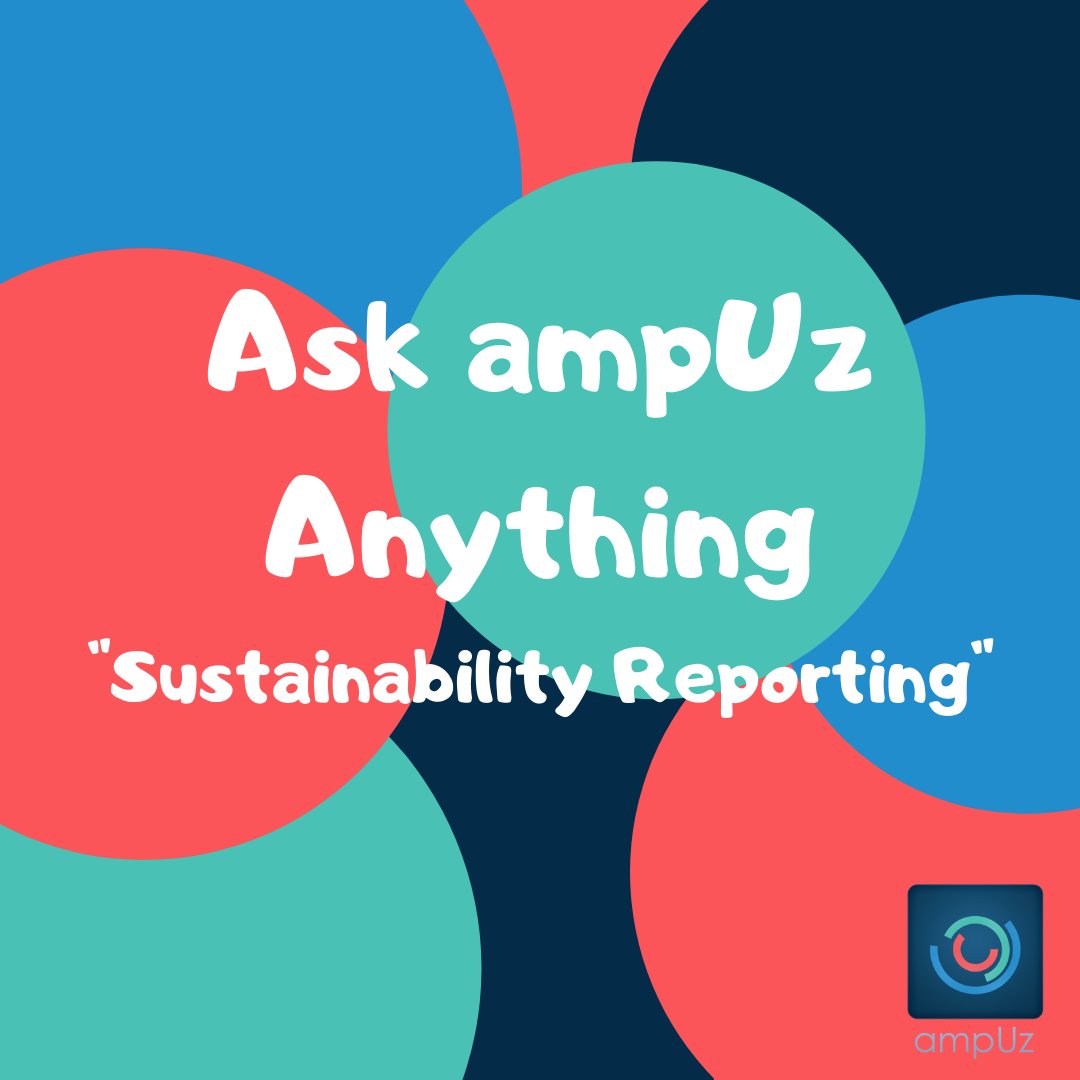 Ask ampUz anything “Sustainability Reporting”!

Our team of experts is here to bust myths on anything you were too afraid to ask. 

#sustainability #askampUz #sustainabilityreporting #corporategovernance #corporatesustainability