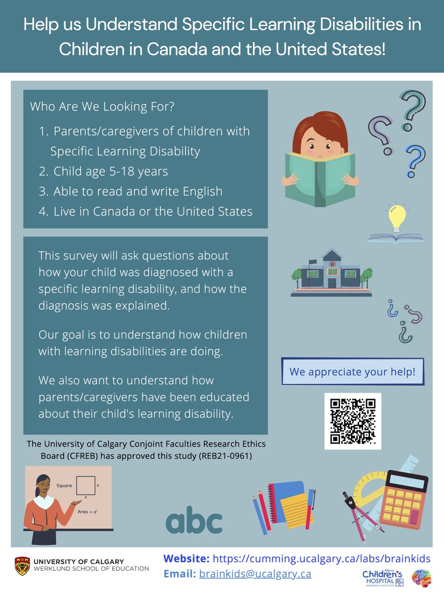 brainkidsab's tweet photo. As summer wraps up and you prepare for the next school year, please share your stories of your child's learning disabilities with us! #LearningDisability #Dyslexia #dsycalculia #dysgraphia @ldacacta @LDAofAmerica https://t.co/i2UfrNw2cj
