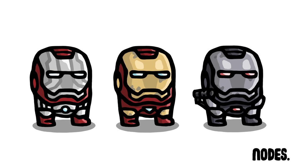 HomeOfTheNode's tweet photo. More blokes of iron.
#IronMan #TonyStark #IronManMarkV #IronManMarkVI #WarMachine #Rhodey #JamesRhodes #Marvel #MCU #ArtistOnTwitter #Art #Nodes https://t.co/lkhNGwWNpQ