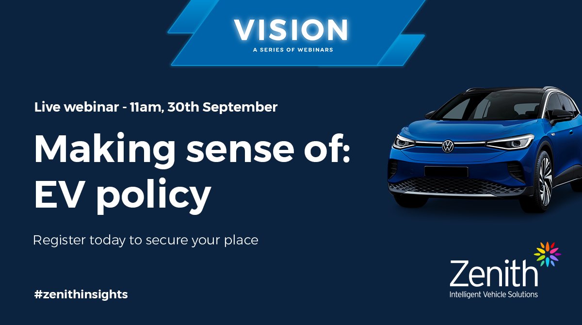 ZenithVehicles's tweet photo. Register for our live webinar to find out how #decarbonisation is driving transition strategies and why itβs time to implement a future-ready #fleetpolicy. 11am, 30th September - secure your place now https://t.co/lvg23r1ZlY
#fleetexperts #zenithinsights https://t.co/5i0i0YjSF4