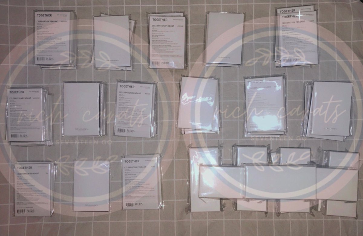 kiujoha1's tweet photo. #Kiupdates ARRIVAL of SVT 6th Anniversary Pendants 🙋🏻♀️ 2nd payment will be sent within this week 😊 Thank you for waiting ! https://t.co/aGfKvlruP9