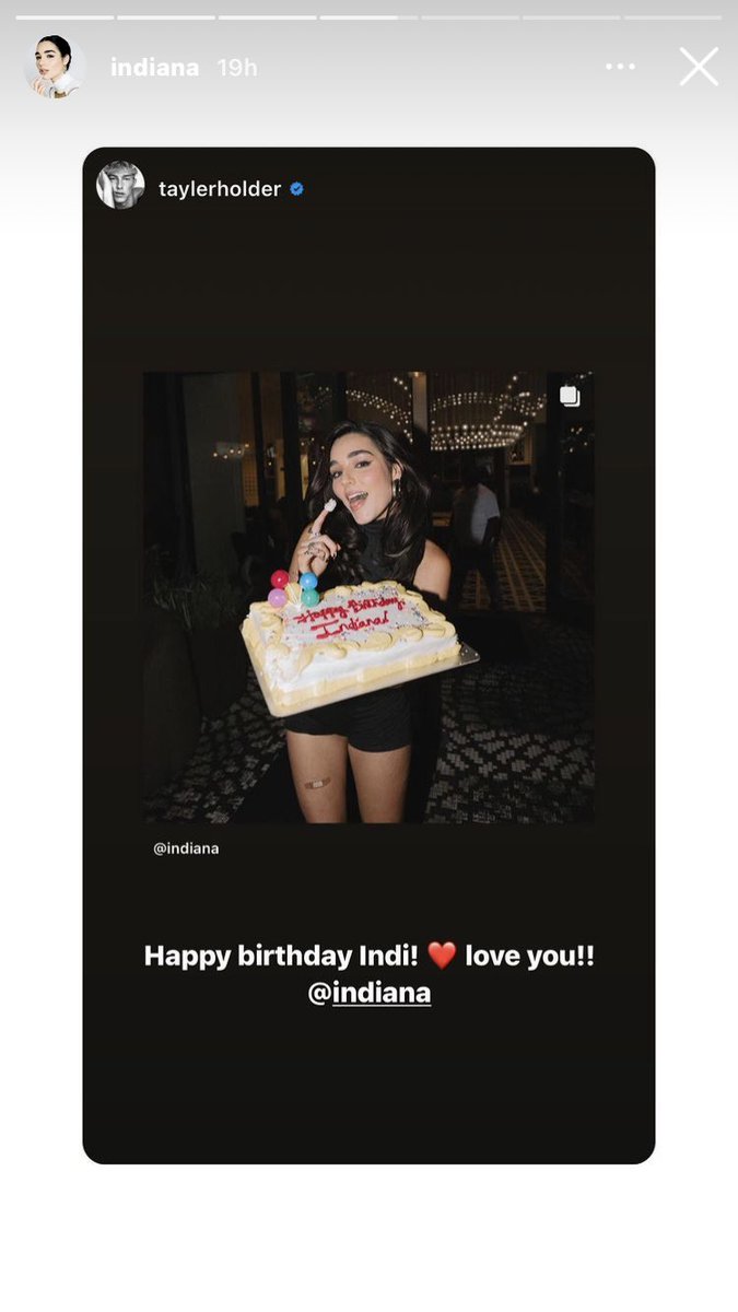 IndianaAccess's tweet photo. 📲| Indiana (@indiana) via Instagram stories. https://t.co/K7H0LeM1G4