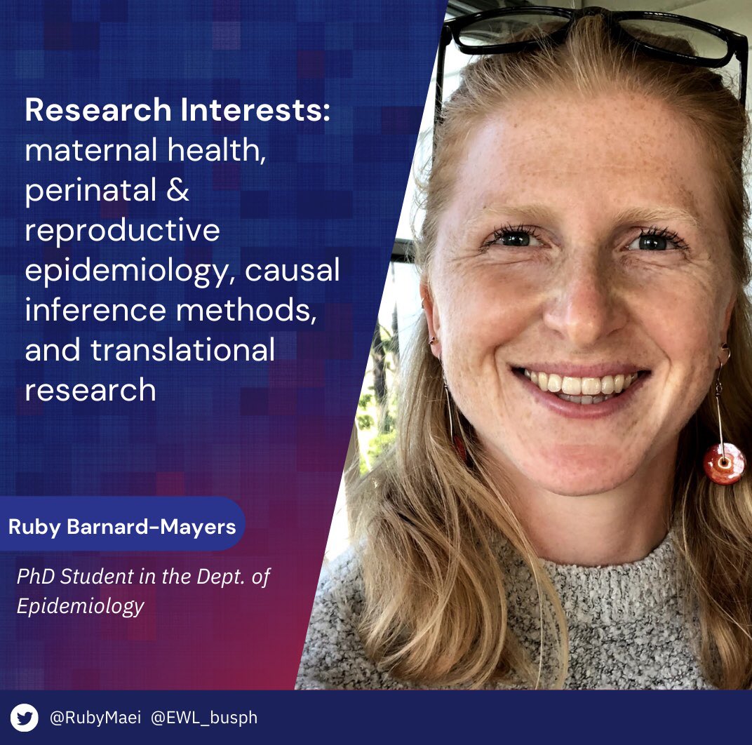 ✨EWL Mentee Intro✨
Meet Ruby, a 2nd year PhD student at <a href="/busph/">Boston University School of Public Health</a> studying epidemiology🦠📊

Over the past year @rubymaei is helping organize, establish &amp; run the BUSPH Epidemiology Covid-19 Response Corps <a href="/EpiCOVIDCorps/">BU Epi COVID Response Corps</a> &amp; researching w/ <a href="/EpiEllie/">Dr Ellie Murray, ScD</a> on HPV vaccine guidelines