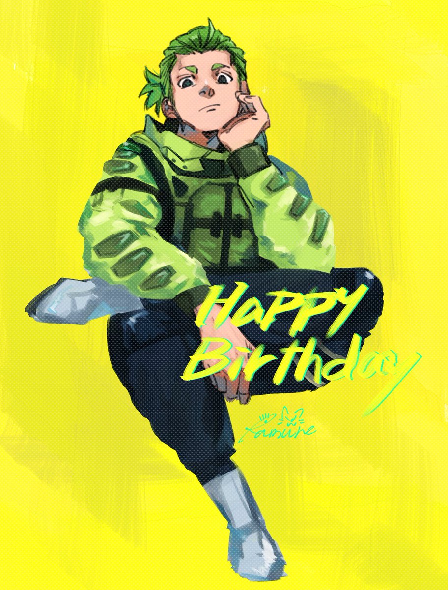 「おついちさんお誕生日おめでとうございます!
 #2bropics 」|ラムネのイラスト