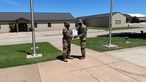 ColdCobra_7's tweet photo. Today is a bittersweet day as we say goodbye to CW3 Castellanos.  An Army professional who shared so much knowledge within the 35S school house. Best wishes Chief!"Nice to see me" @ColdCobra_6 @Raptor_Se7en @_Raptor37 @Raptor_6_ @SentinelSix @SentinelSe7en @Anarchy_VII https://t.co/FqhoZIPSZY