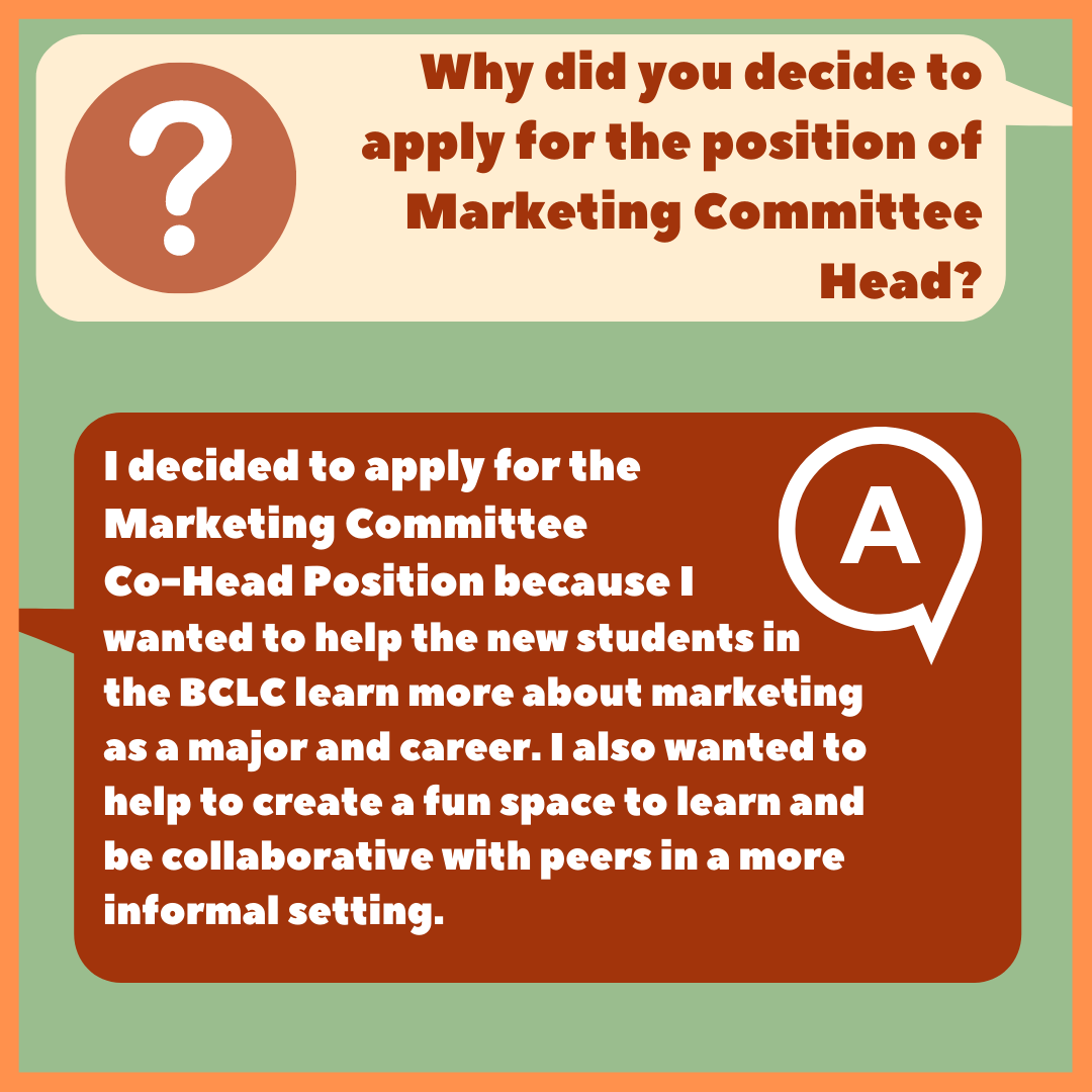 UConn_BCLC's tweet photo. Meet our incoming Marketing Committee Co-Head, Cassie! https://t.co/7xflQYMNpc