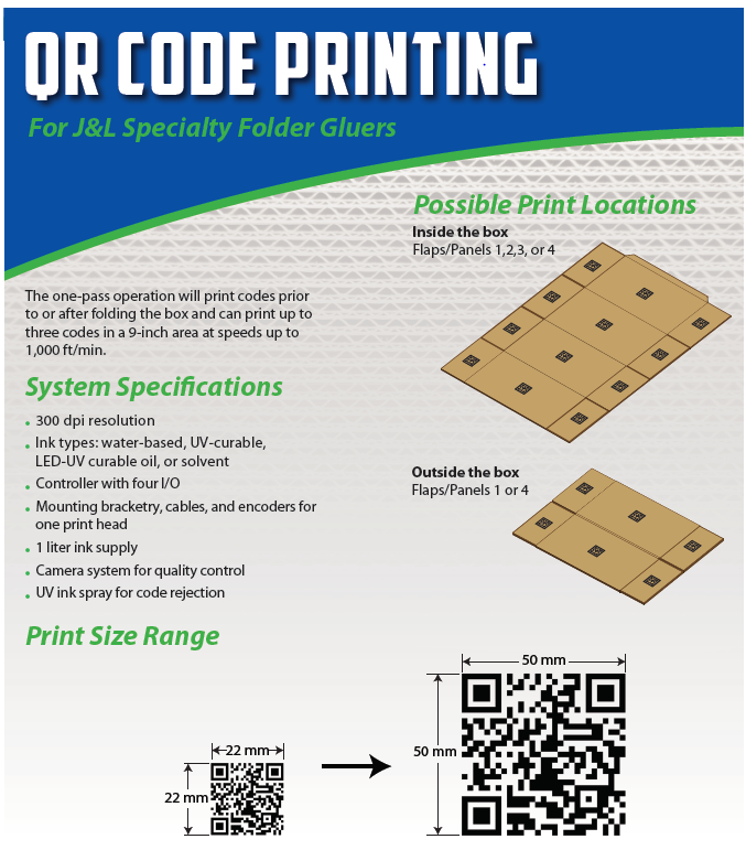 AllianceMSI's tweet image. Alliance has added QR code printing capabilities to its J&L specialty folder gluer machines.  Read more on our blog: alliancellc.com/post/alliance-…. #alliancemachine #specialtyfoldergluers #qrcodeprinting #packaging #boxes #corrugated