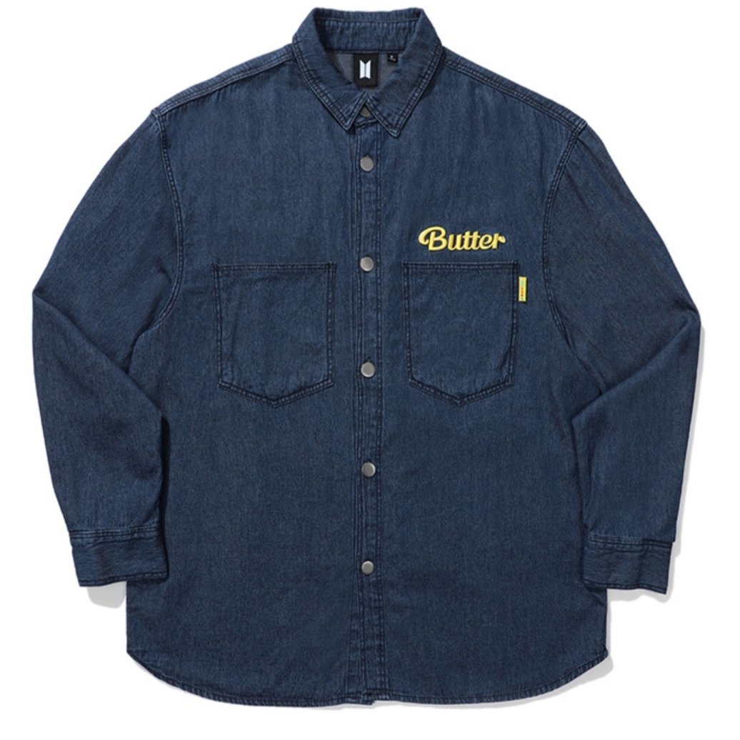 flows_de's tweet image. OPEN PO MERCH BUTTER UNOFFICIAL
🚫CLOSE 13 SEPT

• estimasi 6-9 minggu
• DP via BSI, shopeepay, co shopee
• pengiriman manual / shopee

tag; denim shirt stripe bucket hat pants unoff jungkook taehyung v jimin bts