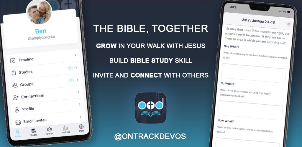 ontrackdevos's tweet image. Our app is designed to help YOU build a deeper connection with Jesus through His Word every day. It includes features that help you grow in your walk with Jesus, build Bible study skill, and invite &amp;amp; connect with others. 

#devotional #dailydevos #ontrackdevos #ontrackdevosapp