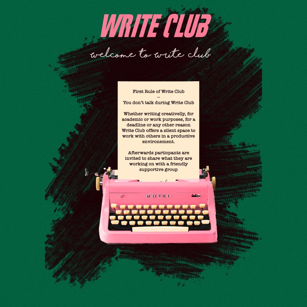 Our online Write Club is on every Tuesday &amp; Thursday, 19:00- 21:00 ✍️ 
A virtual forum dedicated to writing alongside some friendly faces , may that be poetry, an assignment, a blog or a script. Join us 👉 buff.ly/3dENQdp