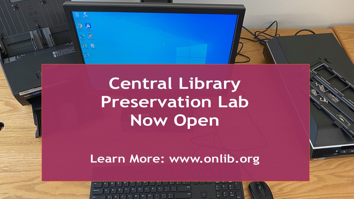 <a href="/OCPLCentral/">OCPL Central Library</a> has a new Preservation Lab and it is open for business! Learn More: onlib.org/find/available…