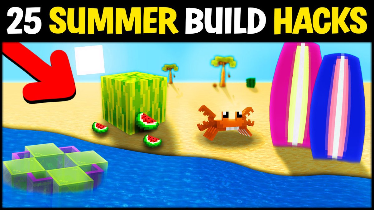 ReytGoodMC's tweet photo. Check out these 25 Summer Build Hacks in Minecraft !

https://t.co/CIQDzph82E https://t.co/uOxaoR5c6Q