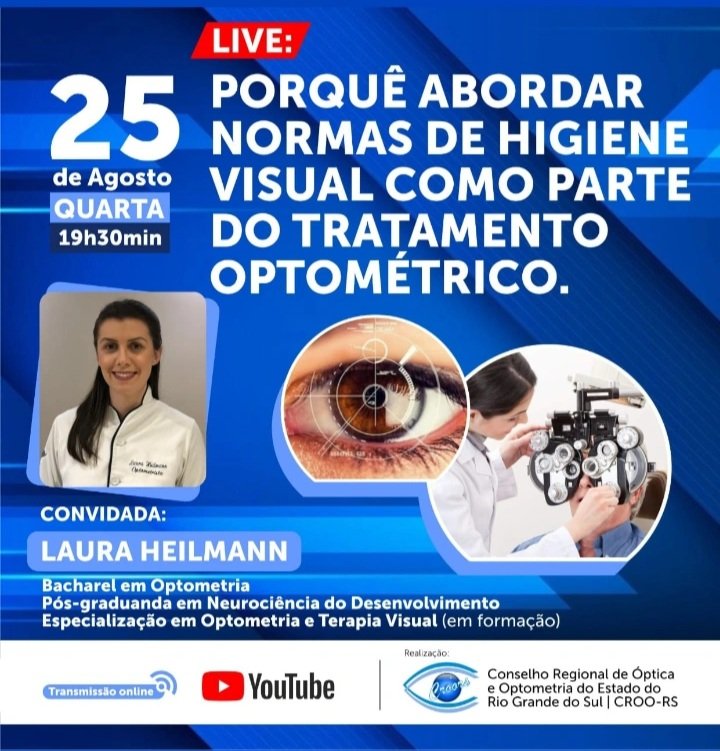 É hoje!!!
Live aberta ao público!!