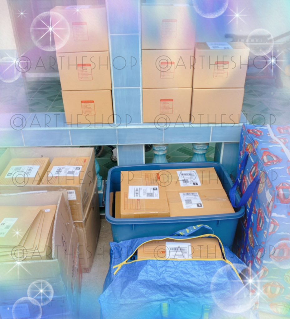 ArtheShop's tweet photo. วันนี้เราส่งอัลบั้มให้แล้วนะคะสำหรับลูกค้าที่ชำระค่าส่งเข้ามา เลขแทร็กได้พรุ่งนี้ค่า #ArtheUpdate
ขอบคุณสำหรับทุกออเดอร์มากๆค่ะ และขอโทษสำหรับความล้าช้ามากๆด้วยนะคะ 🙇🏻♀️ https://t.co/kpM111LvtE
