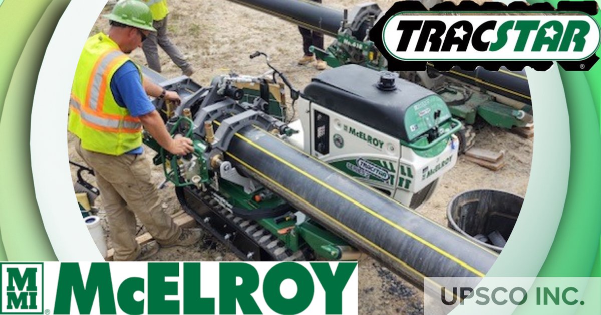 It’s all about production! A happy customer has doubled their capabilities with a pair of McElroy Tracstars on a 12” project in Orange County New York. Contact us today 315-497-1070 to see how we can help you boost production on your next poly pipe project. #polypipe #mcelroy