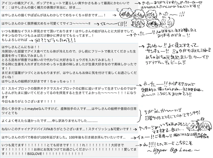 #拍手のおかえし奴
第一陣 