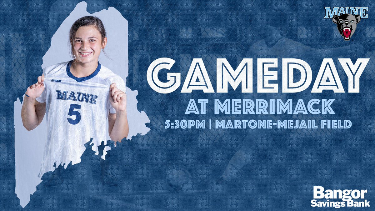 WAKE UP‼️ IT'S GAME DAY‼️

🆚: <a href="/MerrimackWSOC/">Merrimack Women’s Soccer</a>
🕰: 5:30 PM
📍: North Andover, Massachusetts
🏟: Martone-Mejail Field | Merrimack College

💻: bit.ly/2WoysuY
🌎: NEC Front Row
📊: bit.ly/2XLoHHZ

#BlackBearNation | #AEWSOC