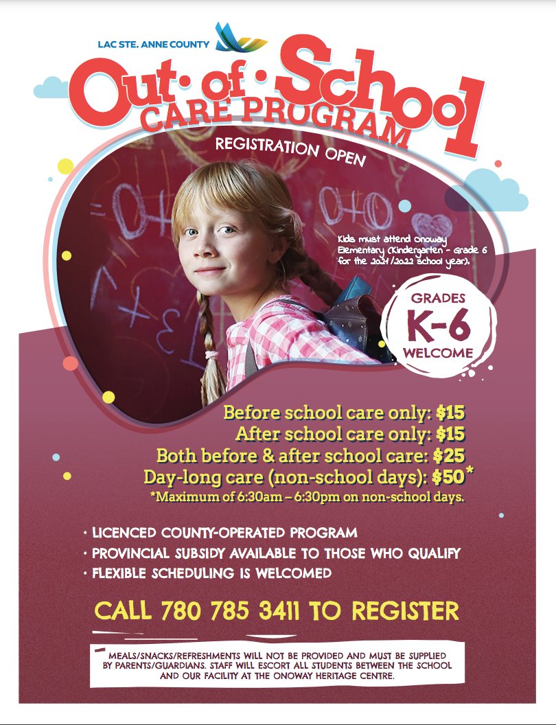 ngpsoes's tweet photo. Did you know? @ngpsoes K-6 students can attend before and after school care. Call to register today! #onowayelementary https://t.co/w81jxd10NO