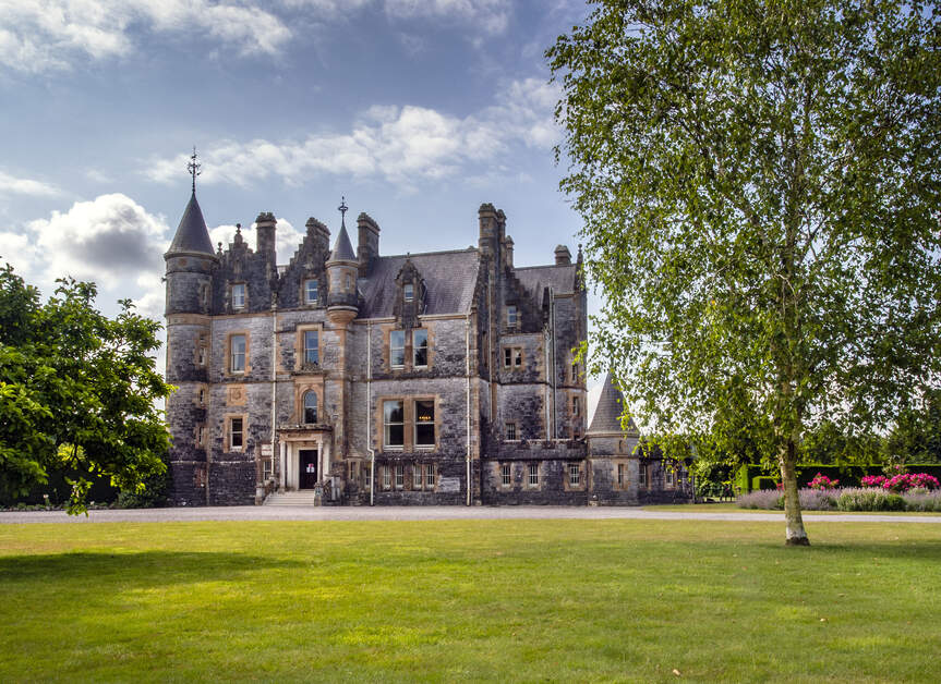 Tucked away among the trees you will find Blarney House and Gardens, in County Cork. 
Restored to its former glory explore the magnificent interior of this Scottish Baronial Mansion built in 1874 overlooking Blarney Lake.
#Cork #Ireland #House #gardens