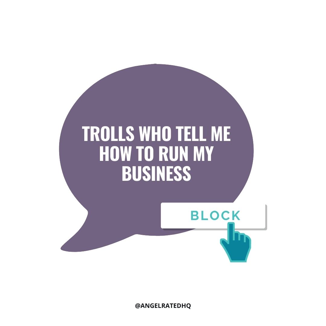 The more visible I get, the more random strangers send me messages telling me what I need to do to make 6, 7 or 8 figures. Or how to be more professional. Or why I simply must use their tactic / join their group / sell their product to be more successful. Nope. Not interested.
