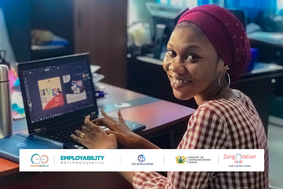 ZongoVationHub's tweet image. 𝗗𝗶𝗴𝗶𝘁𝗮𝗹 𝗠𝗲𝗱𝗶𝗮 𝗘𝗺𝗽𝗹𝗼𝘆𝗮𝗯𝗶𝗹𝗶𝘁𝘆 𝗠 &amp;amp; 𝗘
We Appreciate Our hardworking Interns for their commitment and enthusiastic attitude in our Digital Media Employability Program.
#ZongoImpact
#Zongovationhub #Ghanatechlab #PaSE #employability #YouthEmployment