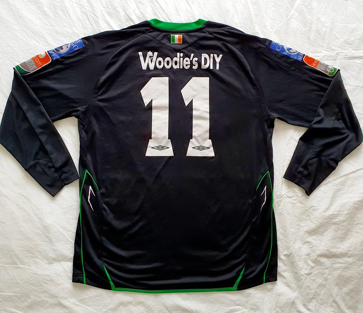 AlanCox81's tweet photo. 2008 Away @ShamrockRovers long sleeve, Sean O'Connor matchworn shirt #SRFC #KOH https://t.co/EfK5LcxpTO