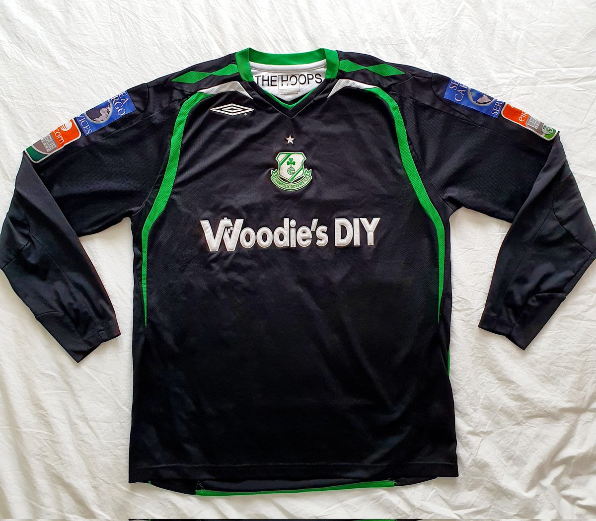 AlanCox81's tweet photo. 2008 Away @ShamrockRovers long sleeve, Sean O'Connor matchworn shirt #SRFC #KOH https://t.co/EfK5LcxpTO