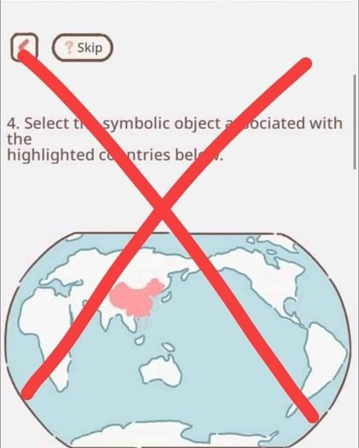 catofapocalypse's tweet photo. There's this game called Purrfect Tale on mobile and they included something we Vietnamese called the "ox-tongue". Basically it's the little dots you see on the map that indicate this whole area on the sea belongs to China, which includes many islands of Vietnam.
#purrfecttale https://t.co/M1fLjiWfRt