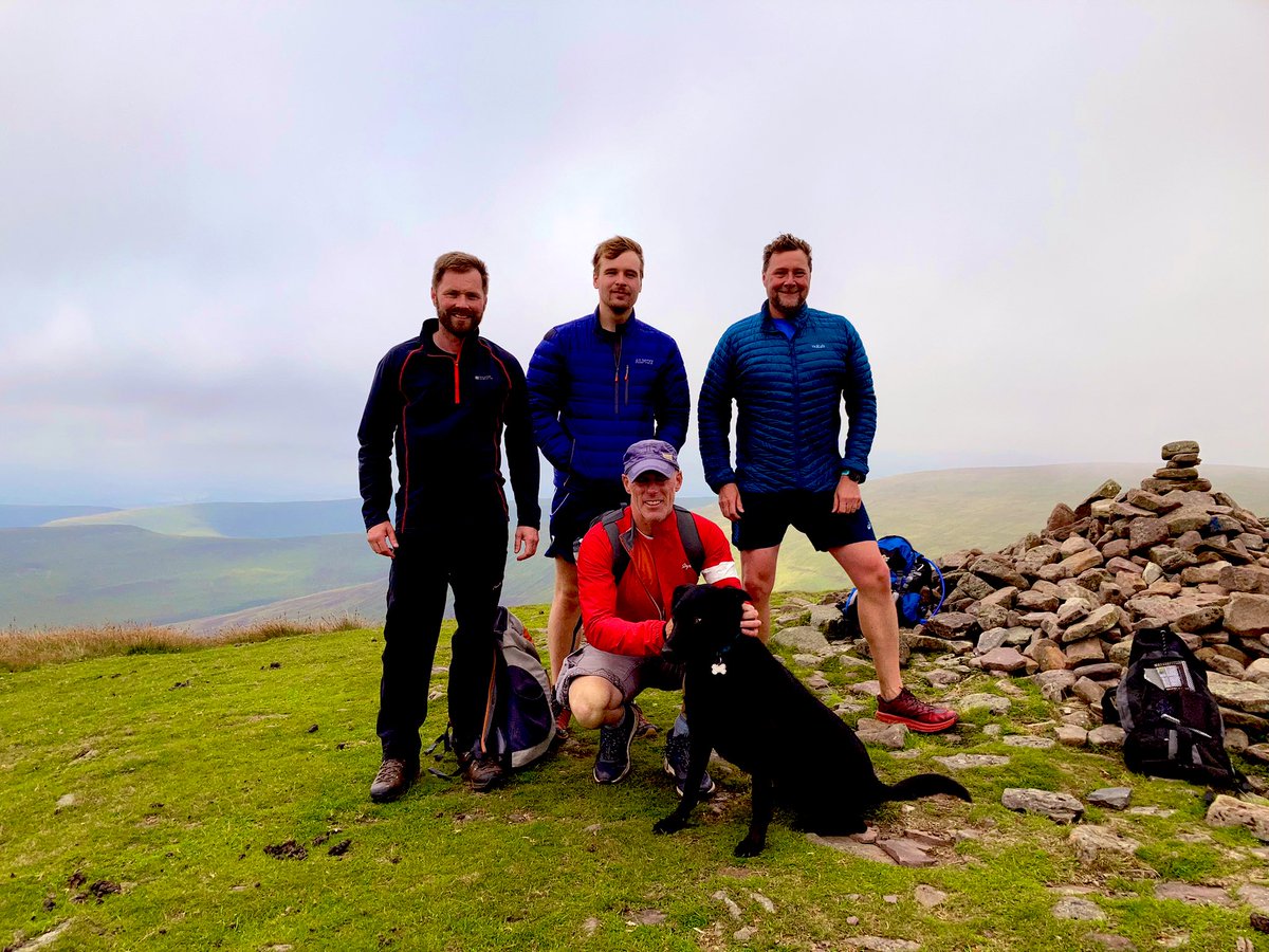 Today’s walk talk and adventure with the <a href="/ChilmarkUK/">Chilmark Consulting</a> team on the Black Mountains . Top of Waun Fach